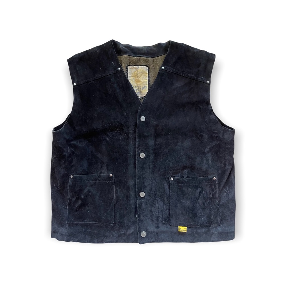 Vintage Dr. Martens leather vest.